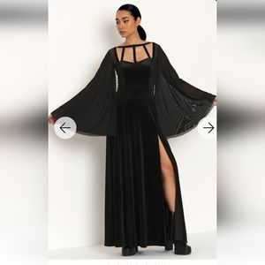 BNWT Blackmilk Sorceress Strapped Up Maxi Dress Size Large